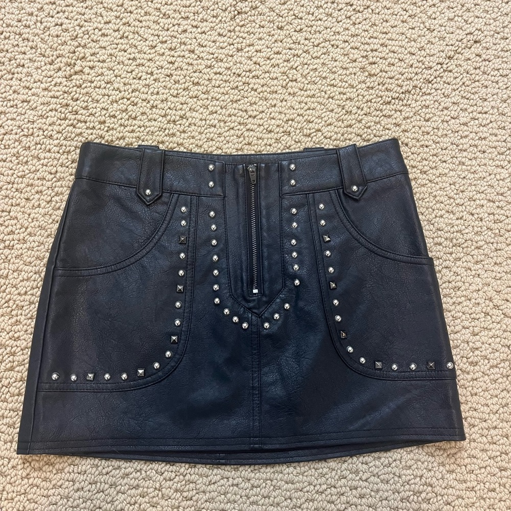 Urban Outfitters Faux Leather Mini-skirt